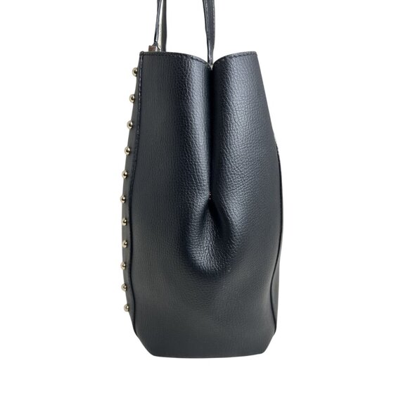 Kate Spade Black Leather Studded Tote Bag - Picture 4 of 8